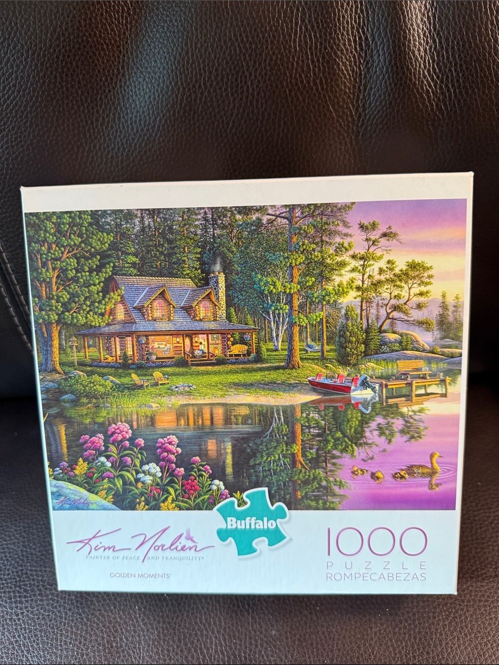 Buffalo Kim Norlien Golden Moments 1000 piece jigsaw puzzle.